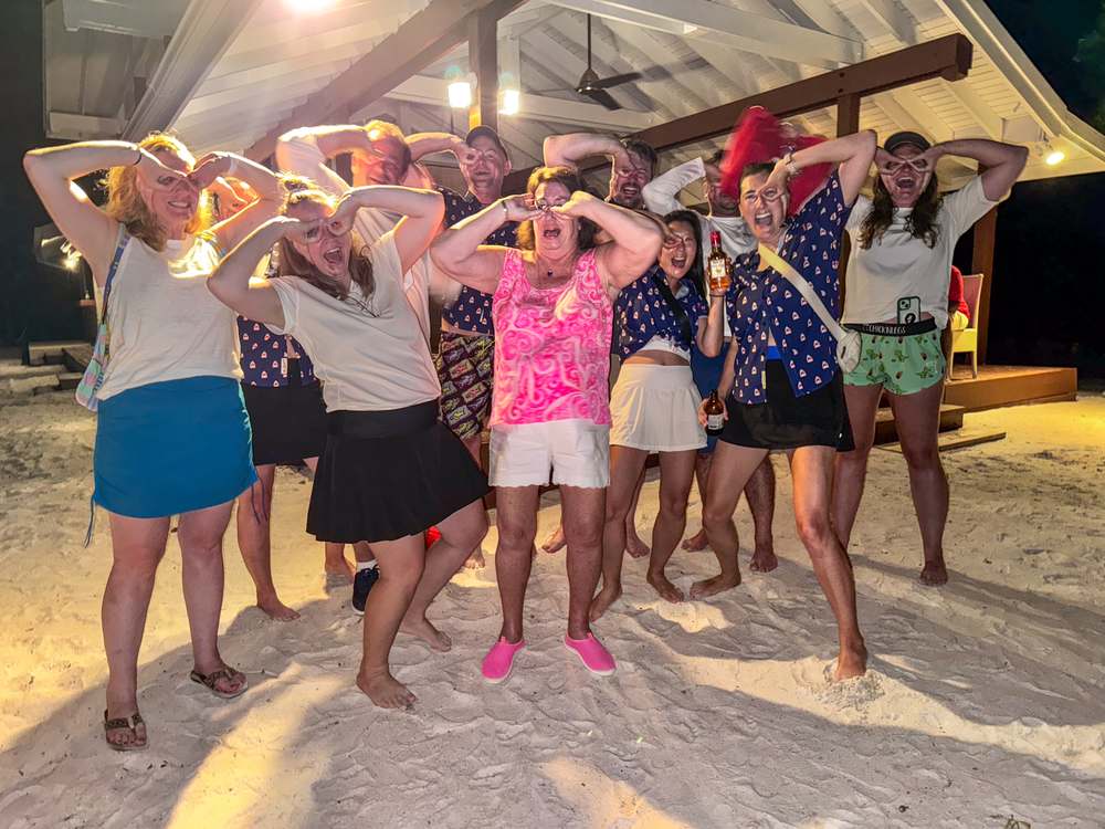Championship party ashore